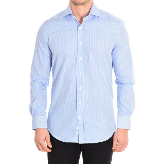DANIELLE3 men's long-sleeved shirt with lapel collar