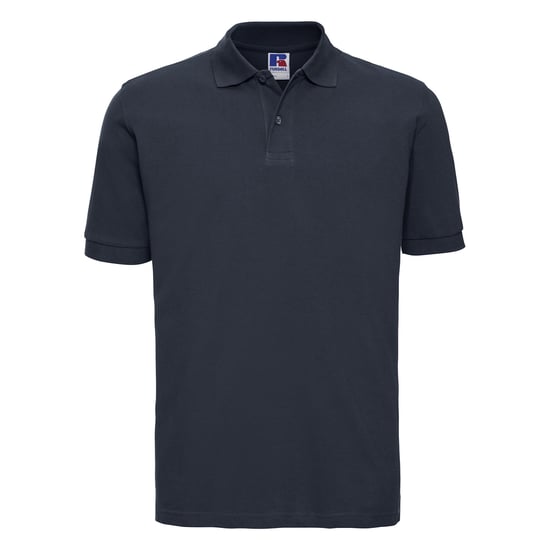 Russell Heren Klassiek Piqué Katoenen Polo Shirt (Franse marine) - Image 1