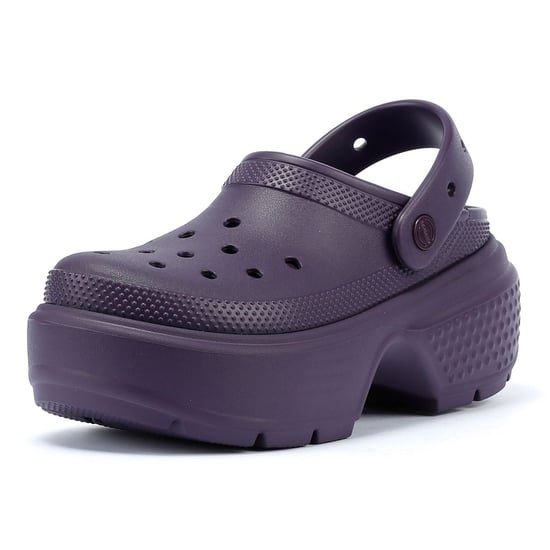 Crocs Stomp Women's Dark Iris Clogs - Image 3