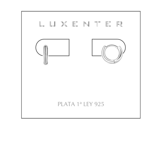 Luxenter 925 Sterling Silver rodiumpläterade örhängen - Ricbeorn - Image 5