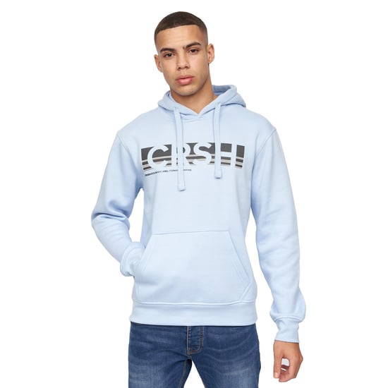 Crosshatch Sullivan Hoodie för herrar (Ljusblå) - Image 1