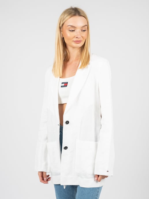 Tommy Hilfiger Jacka Dam Vit - Image 3