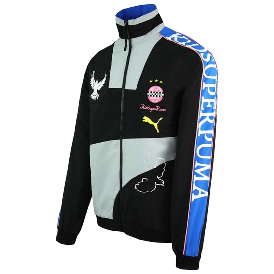 Puma x KidSuper Studios Long Sleeve Zip Up Blue Mens Track Jacket 598461 01