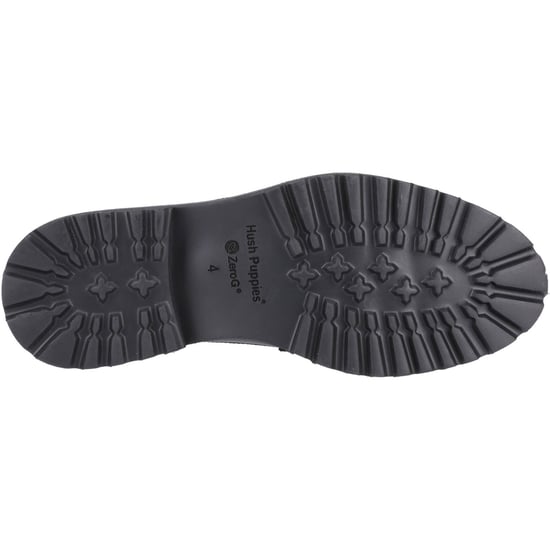Hush Puppies Gianna Läder Dam Svarta Loafers - Image 3
