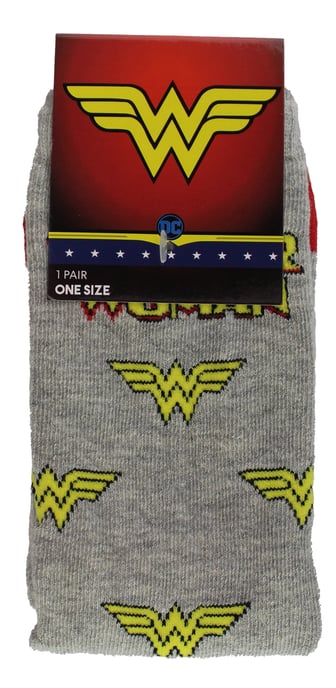 Wonder Woman Socks for Women | Casual Fancy Dress Colorful Novelty Socks | Wonder Woman Gifts - Wonder Woman - Image 2