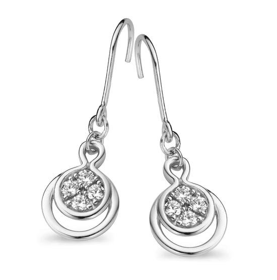 Orphelia Dames 925 Sterling Zilveren Oorhangers - Zilver ZO-5119 - Image 1