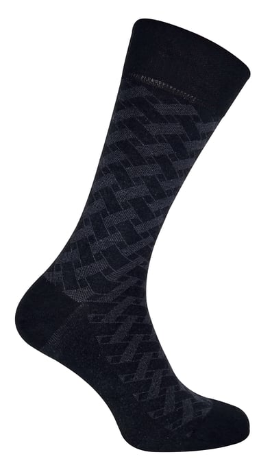 SOCK SNOB - Mönstrade formella bambustrumpor för herrar - Style 14 - Image 1