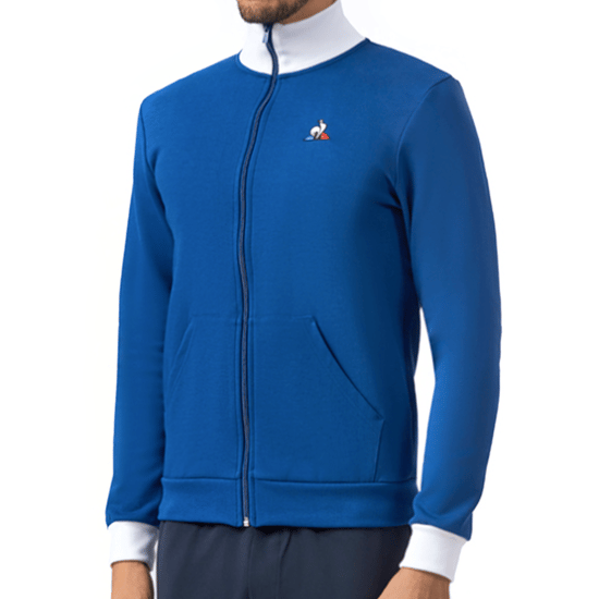 Le Coq Sportif Men's Sweat FZ Work Blue - Image 1