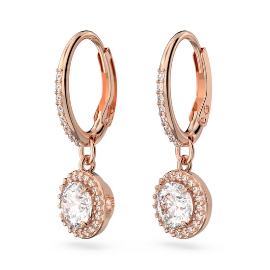 Swarovski 'Constella' Women's Gold Plated Metal Drop Earrings - Rose 5638769