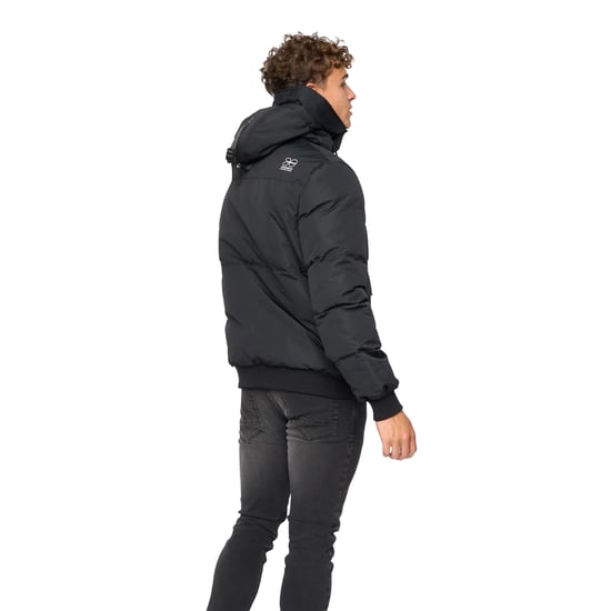 Crosshatch Heren Milwaka Bomber Jacket (Zwart) - Image 2
