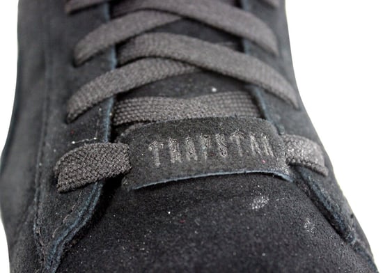 Puma Suede x Trapstar Black Lo Lace Up Trainers Mens 361500 01 B28D