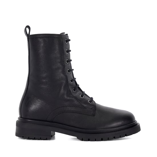 Dune Ladies Prestonne - Leather Cleated Sole Biker Boots