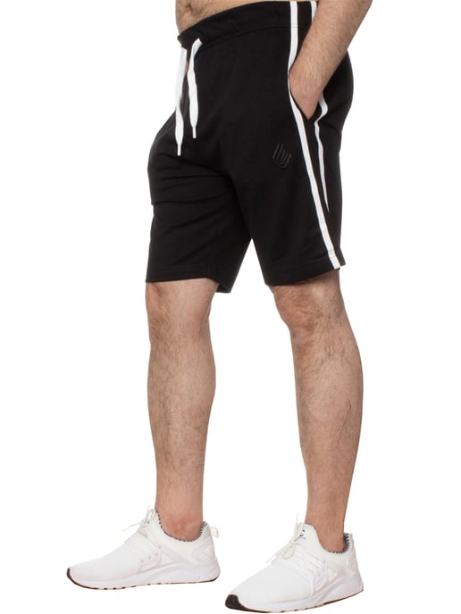 Enzo | Mens Lounge Shorts - Black - Image 1