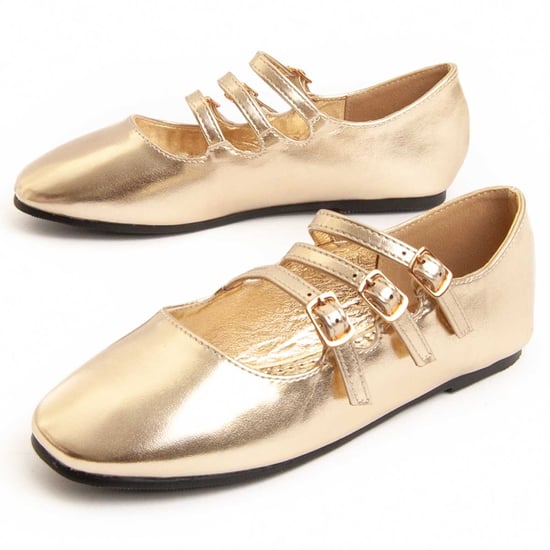 Montevita Ballet Flats Ballekid In Gold