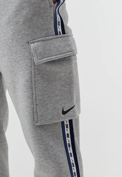Nike Fleece Sportswear heren trainingspak met ronde hals in grijs - Image 5