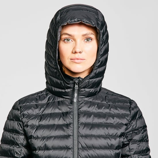 Peter Storm Women's Long Down Insulated and Water Repellent Jacket with Hood, Winter Coat