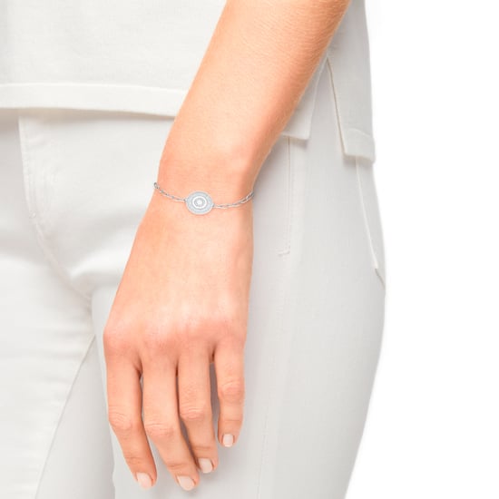s.Oliver Bracelet for ladies, 925 Sterling Silver, synth. CZ|coin