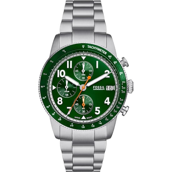 Fossil Sport Tourer Heren Horloge Zilverkleurig FS6048 - Image 1