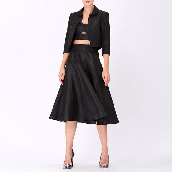 Flared Taffeta Skirt - Image 5