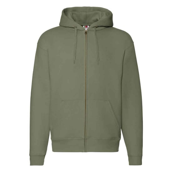Fruit of the Loom Unisex Adult Premium Full Zip Hoodie (Klassieke Olijf) - Image 1