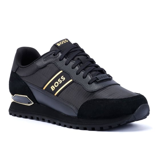 Boss Parkour Runn Men's Black/Gold Trainers - Image 2