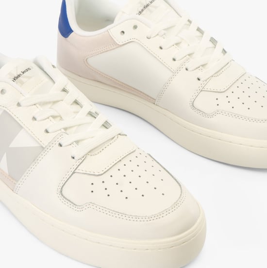 CLASSIC CUPSOLE Herrskor Vita/ Svamp/ Safirblå - Image 3