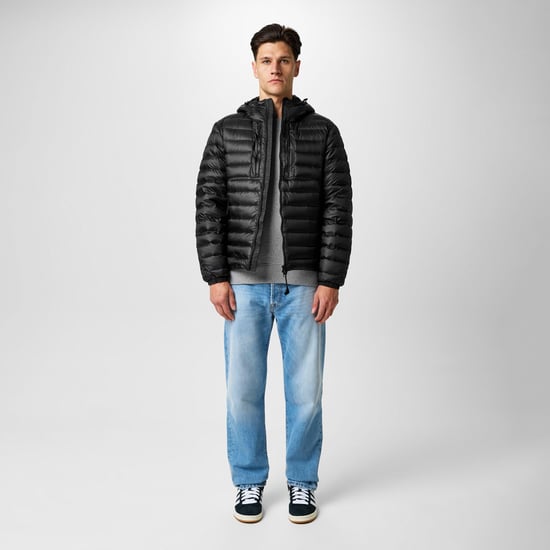 Heren C.P. Company D.D. Shell Goggle Down Jacket in Zwart - Image 4