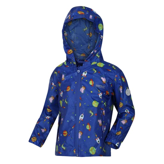 Regatta Barn/Kids Peppa Pig Cosmic Packaway Regnrock (Surf Spray) - Image 4