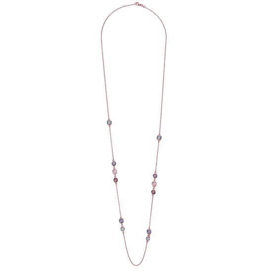 Orphelia 'Fawn' Dames 925 Sterling Zilveren Ketting - Roze ZK-7410 - Image 2