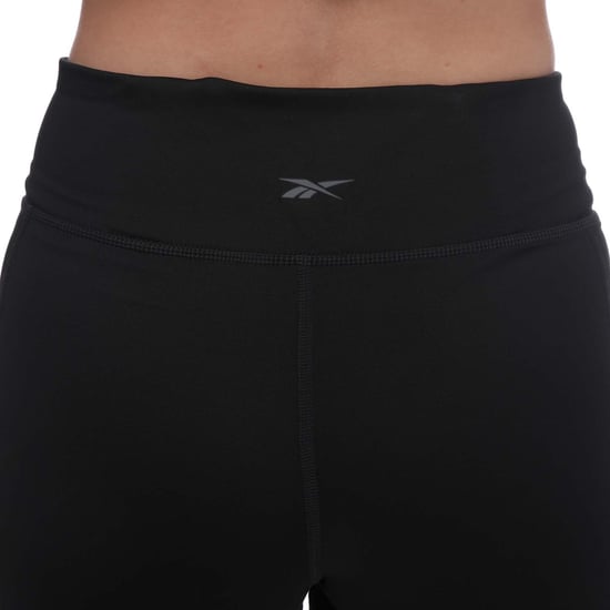 Women's Reebok Workout Ready Basic Hot Shorts in Black - Image 4