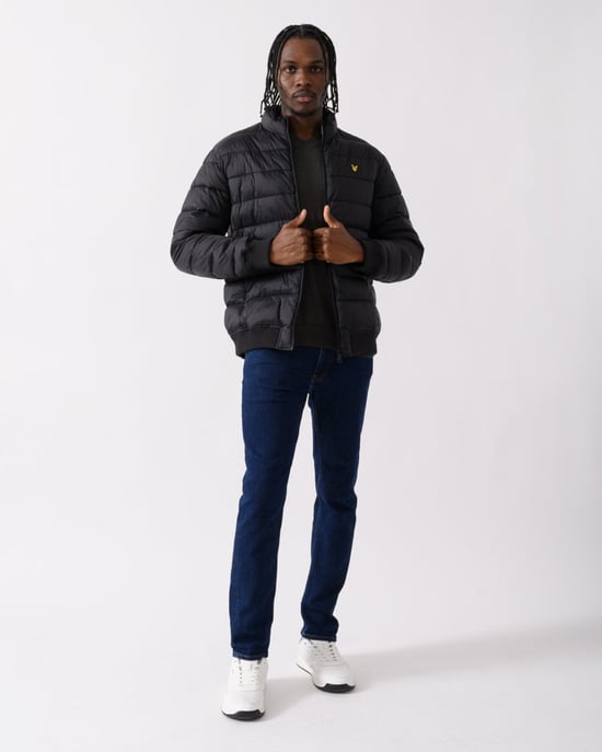 Lyle & Scott Funnel Neck Mens Wadded Jacket - Image 3