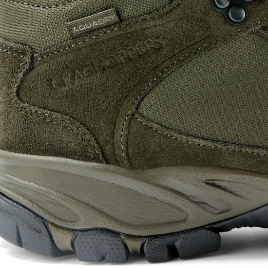 Craghoppers Mens Salado Suede Boots (Khaki Green)