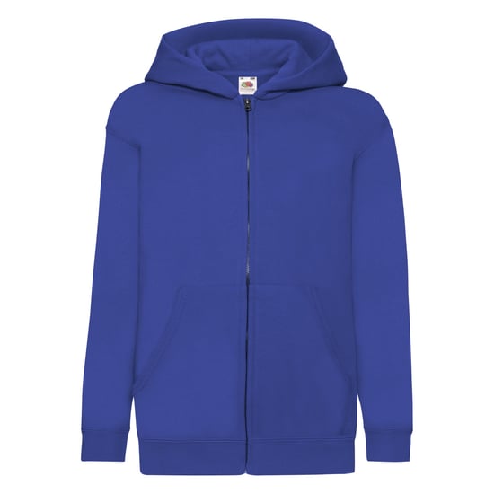 Fruit of the Loom Kinder/Kids Classic Full Zip Hoodie (Koningsblauw) - Image 1