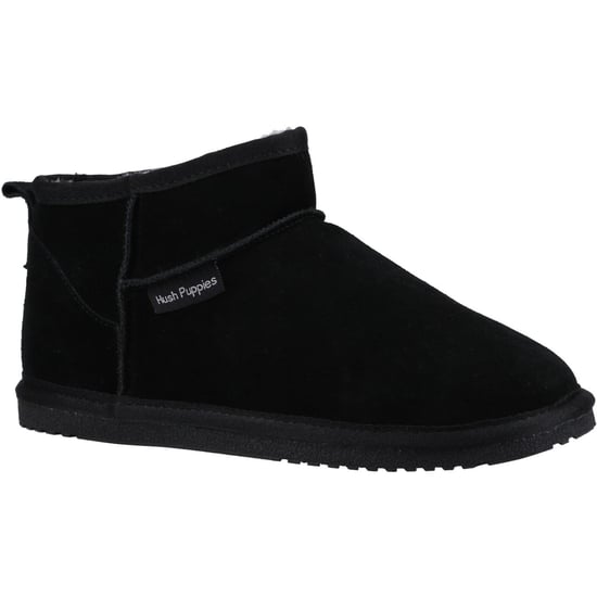 Hush Puppies Ashanti Suede Damskor Svart Tofflor - Image 1