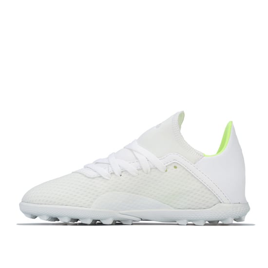 Boy's adidas Junior X 18.3 Astro Turf Trainers in White - Image 5
