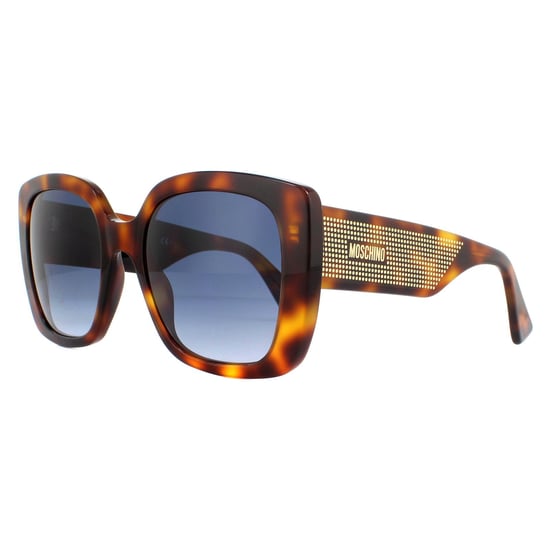 Moschino Sunglasses MOS016/S 086 08 Dark Havana Dark Blue Gradient