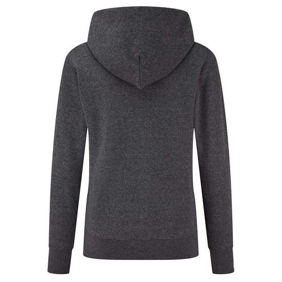 Fruit of the Loom Klassieke Dames Fit Sweatshirt Met Capuchon (Donker Heather) - Image 2