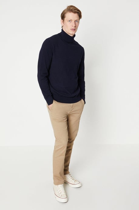 Cotton Rich Roll Neck Jumper