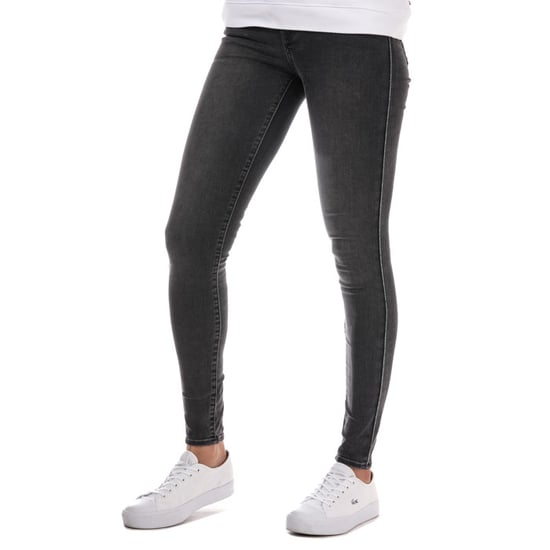 Women's Levis 710 Super Skinny Zip Past Jeans in Black - Image 1
