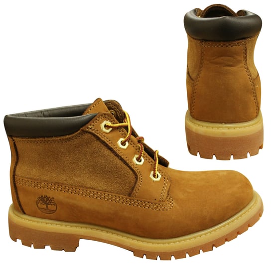 Timberland Nellie Lace Up Rust Leather Womens Ankle Chukka Boots A1GYM X2A - Image 1