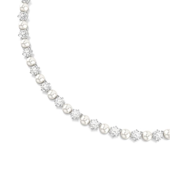 Swarovski 'Matrix Pearl' Women's Base Metal Necklace - Silver 5689623 - Image 4