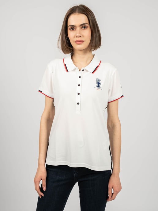 North Sails x Prada Polo Shirt Auroa Woman's White