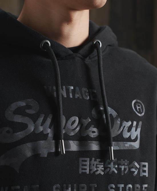 Superdry Vintage Logo Shirt Shop Bonded Hoodie