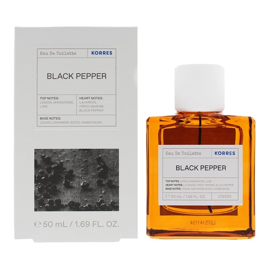Korres Black Pepper Eau De Toilette 50ml - Image 1