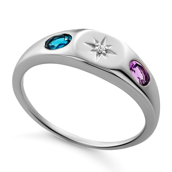Orphelia 'Regula' Women's 925 Sterling Silver Ring - Silver ZR-7578 - Image 1