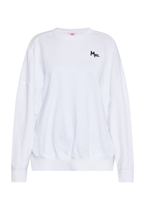 Mymo Sweatshirt Dames wit - Image 1