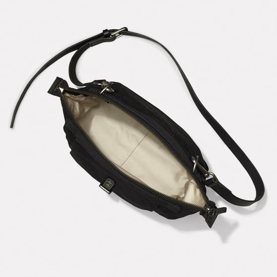 Francesca Waxed Cotton Crossbody Bag in Olive