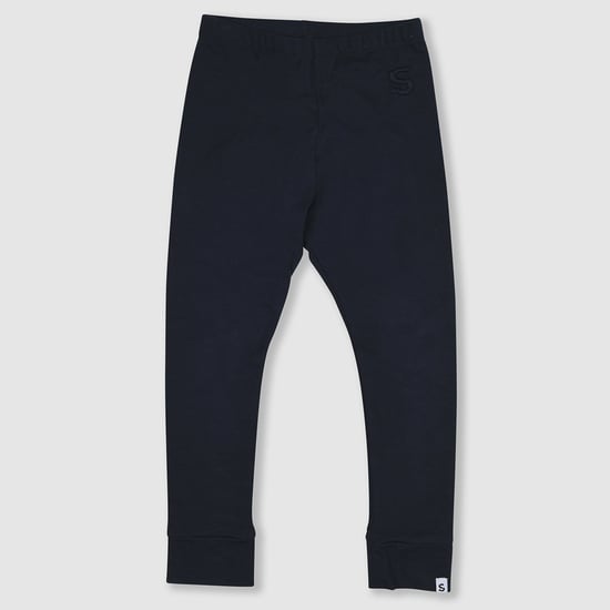 Navy cotton leggings