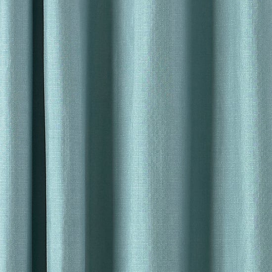 Atlantic Twill Woven Eyelet Curtains in Duck Egg Blue - Image 3