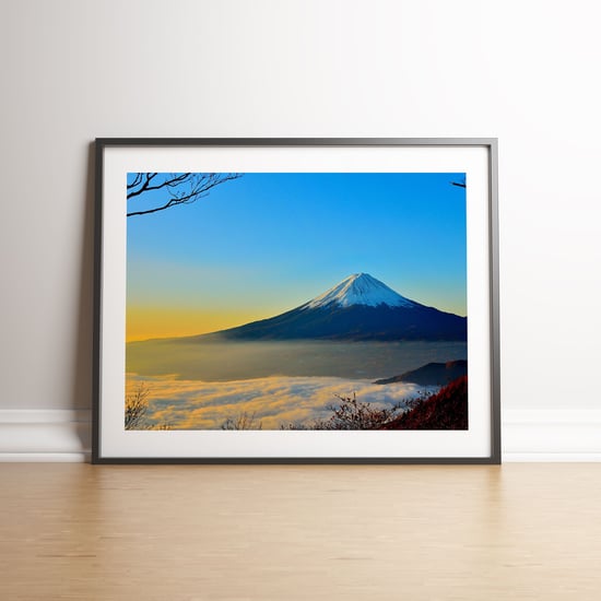 Mount Fuji - Black frame